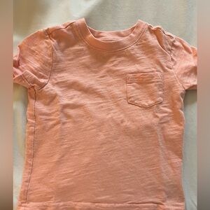 Janie and Jack Short Sleeve Pocket Tee - Peach